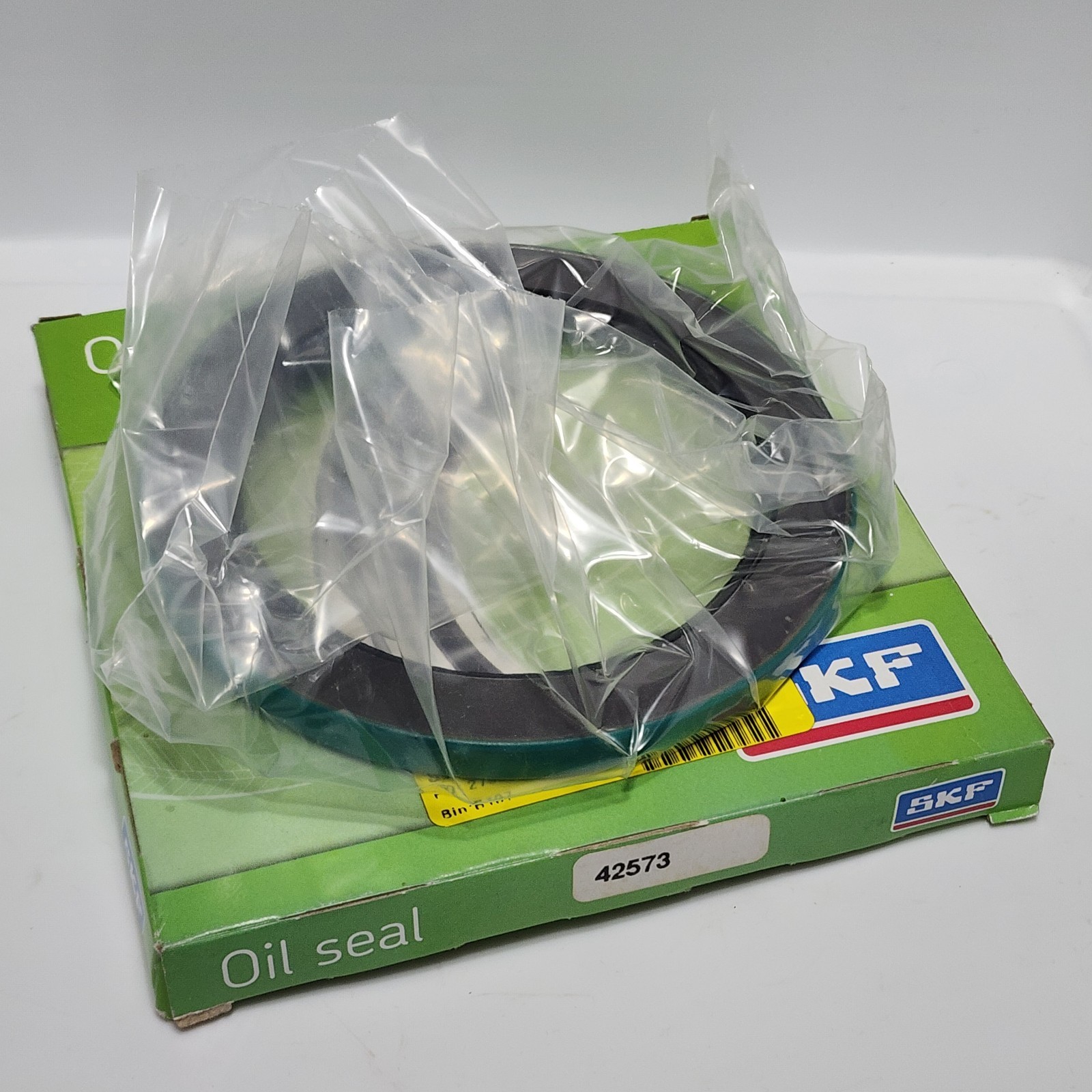 SKF 42573 Seal Single Lip Oil Seal – Solid, 4.250 in Shaft Dia .751 in OD, 0.