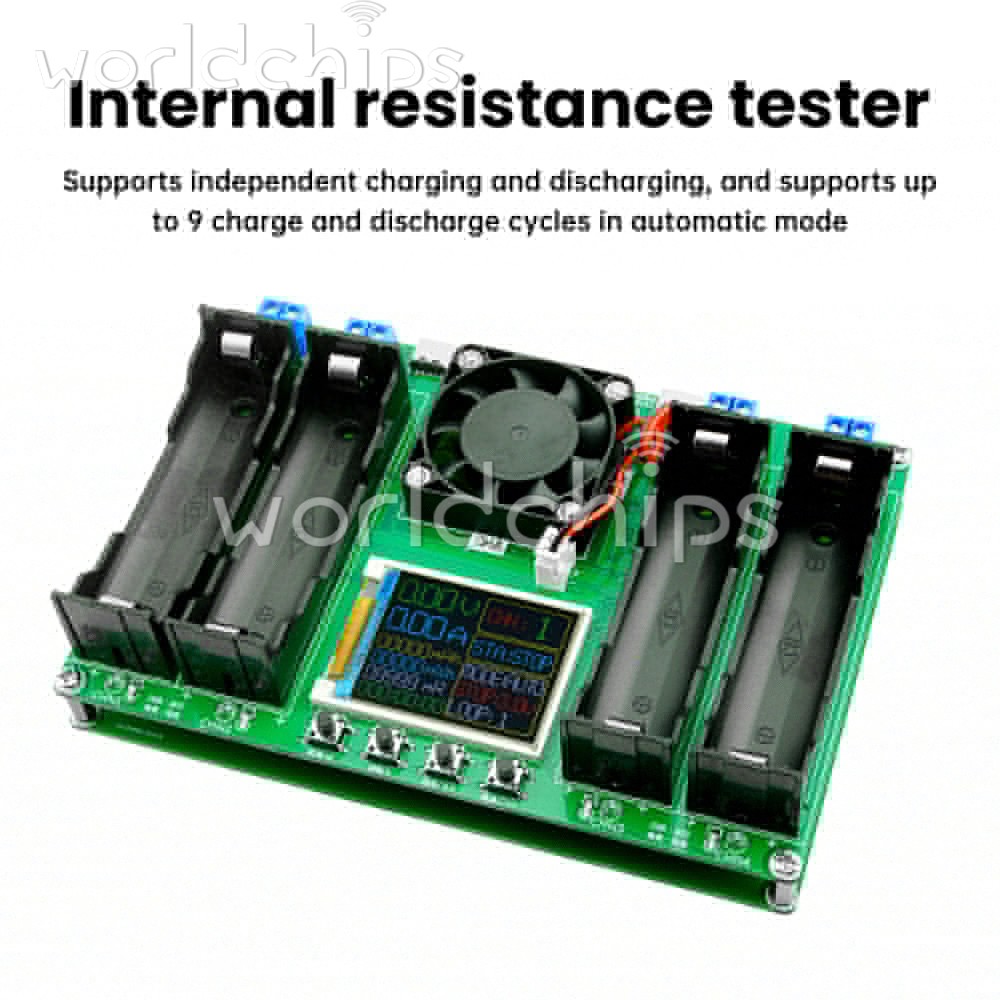 4Channel 18650 Battery Capacity Internal Resistance Tester Auto Charge Discharge