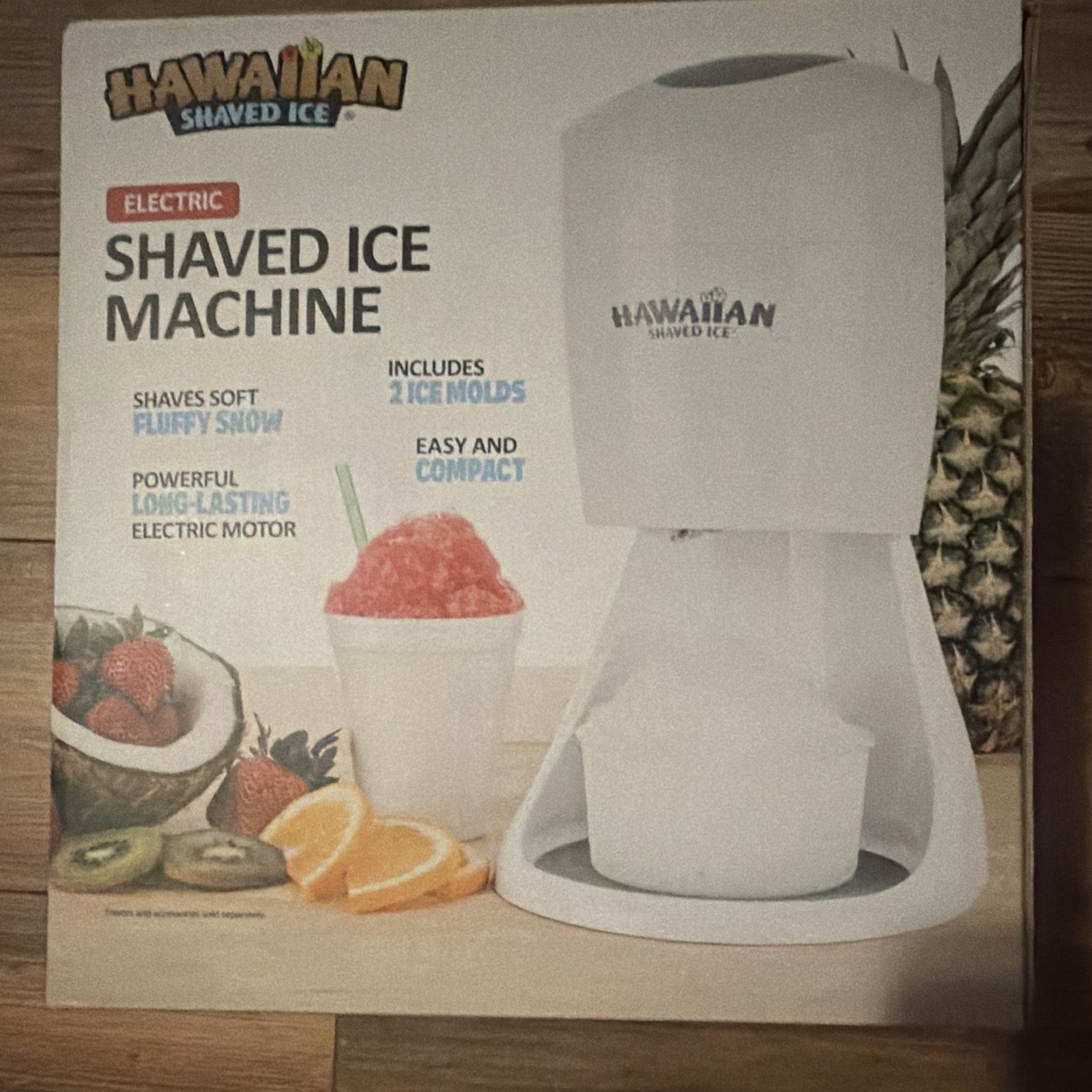 Hawaiian Shaved Ice S900A Electric Shaved Ice Machine 143 lb/hr 1/3 hp