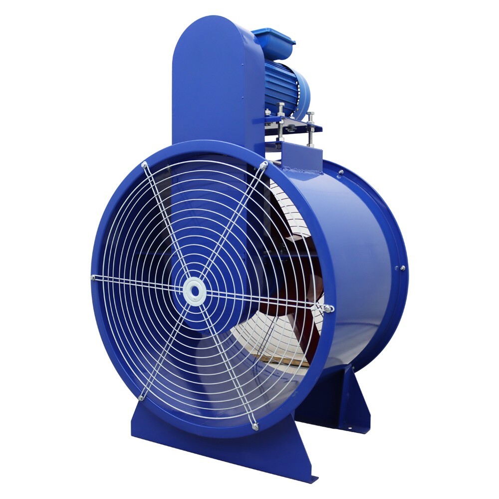 220V Axial Flow Fan 24in Spray Booth Paint Fumes Blower 1450rpm 1500W