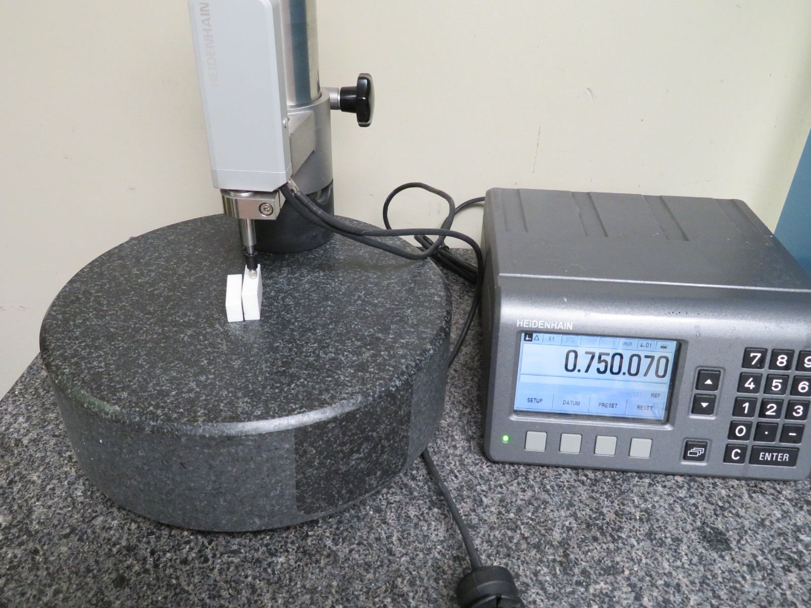 Heidenhain-Metro 25mm 1″ .000001″ Precision Digital Measuring System QJ7