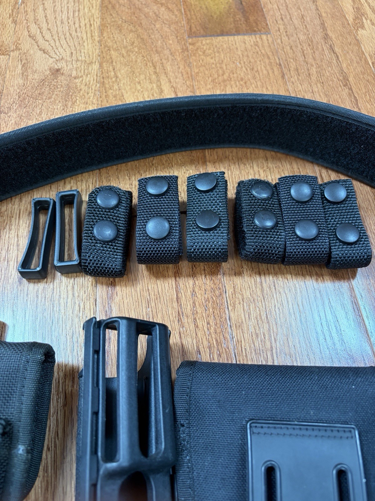 Police Security Duty Belt ACCESSORIES Mixed Lot of 14 BIANCHI SIDEKICK MAGLITE