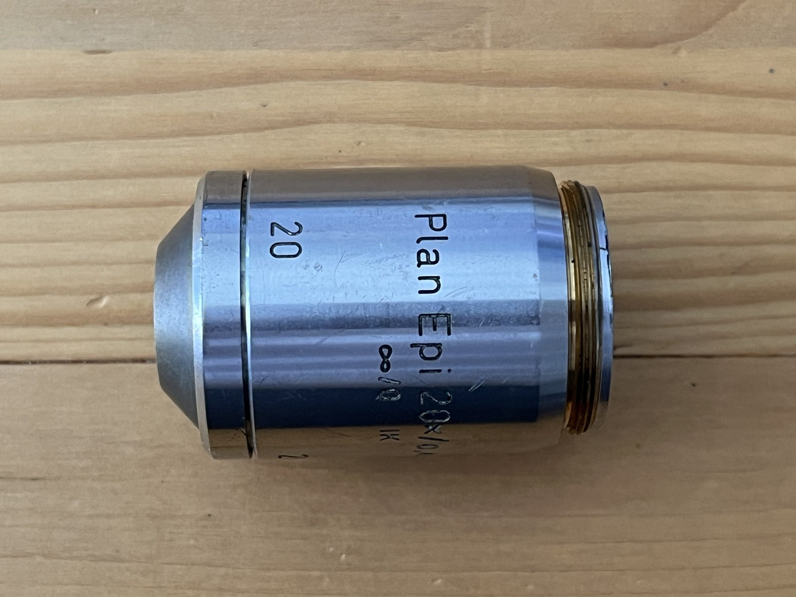 Reichert Austria 20 Plan 20x / 0.40 Epi IK No. 500.939 Microscope Objective Lens