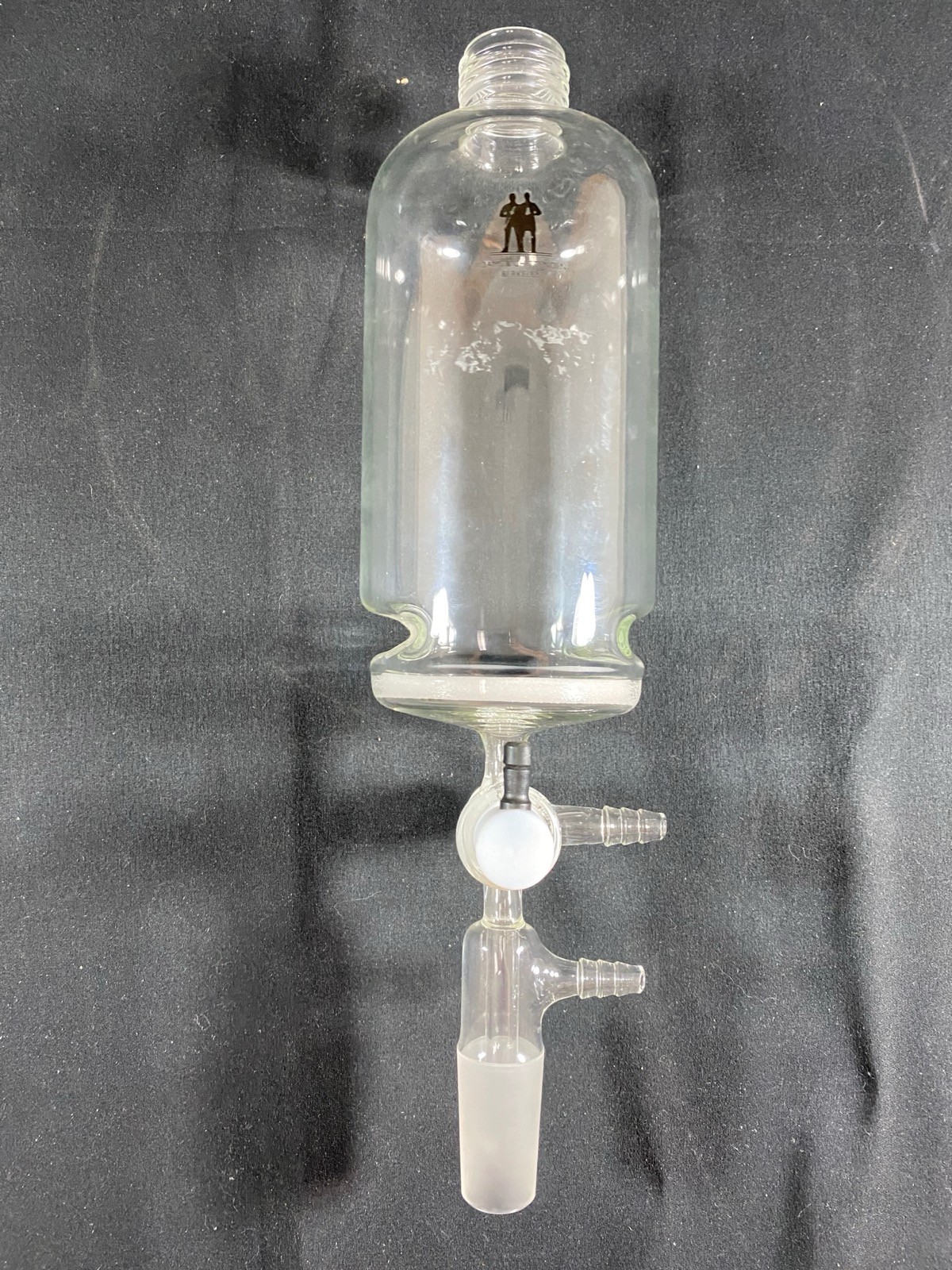 A&C Glass 600mL Solid Phase Peptide Synthesis Vessel PTFE Stopcock GL-32 24/40