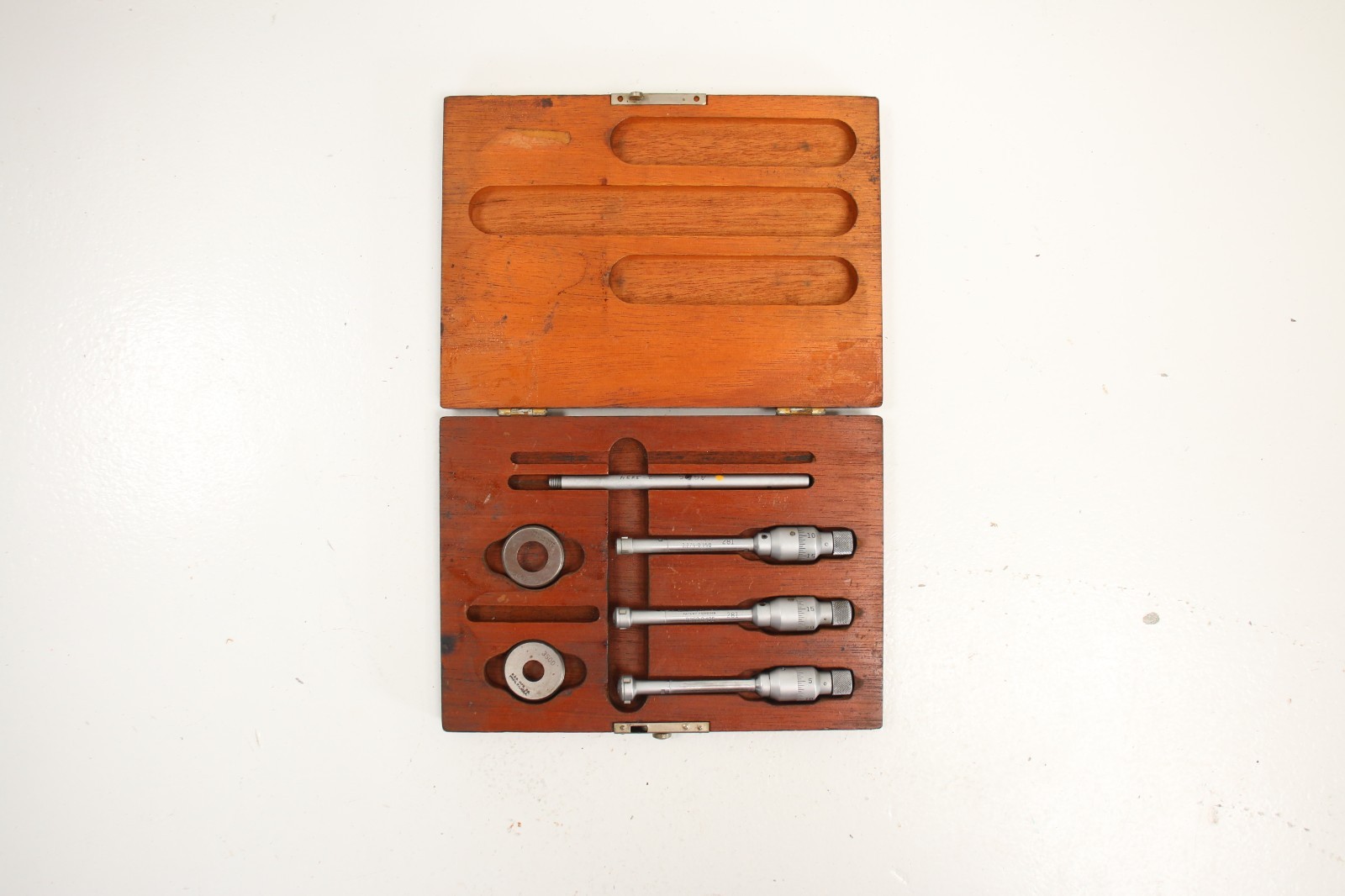 Brown & Sharpe 281 Intrimik 3 piece set range 0.275-0.500