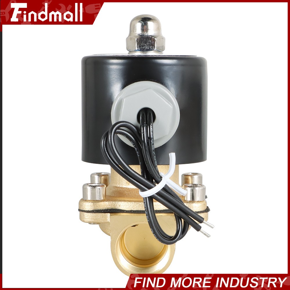 1/2″ DC 12V Brass Electric Solenoid Valve NPT Gas Water Air Normally Closed