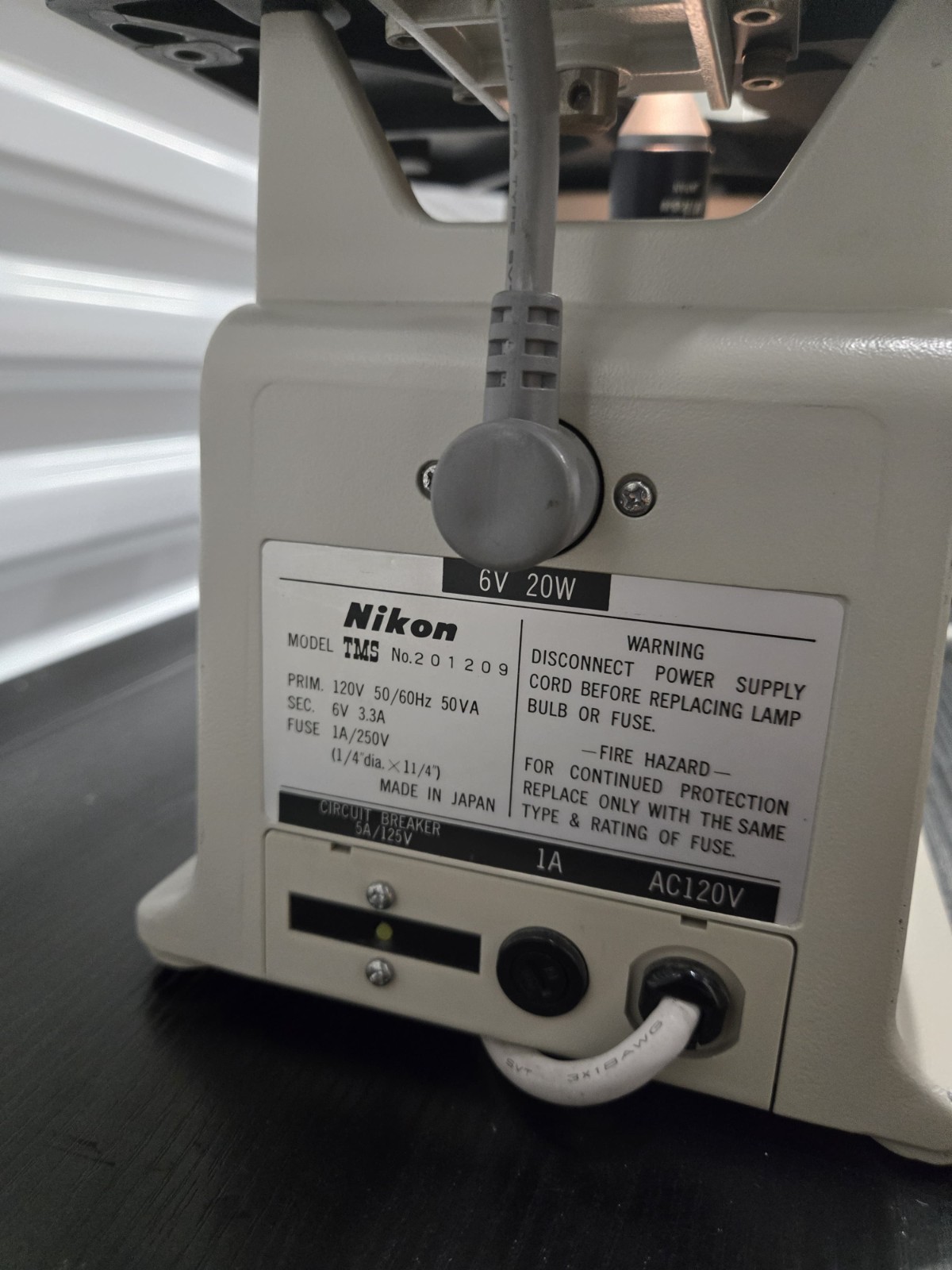 Nikon TMS Inverted Phase Contrast Trinocular Microscope / 3 Objectives