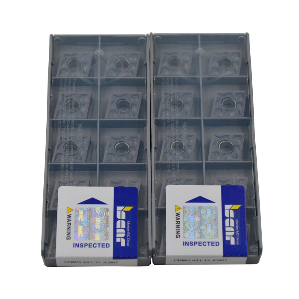 20pcs ISCAR CNMG120404-TF CNMG431-TF IC907 New Carbide Inserts CNC blade
