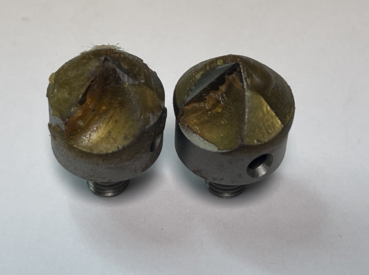 ACT 5/8D x 100° HSS Dog Leg Tool Single Flute Countersink 1/4-28 Qty.2 (26MY425)