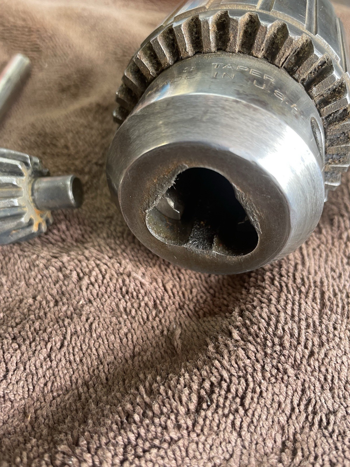 Jacobs USA 36 3/16-3/4″ Drill Chuck R8 Arbor 4 Key Machinist Tool