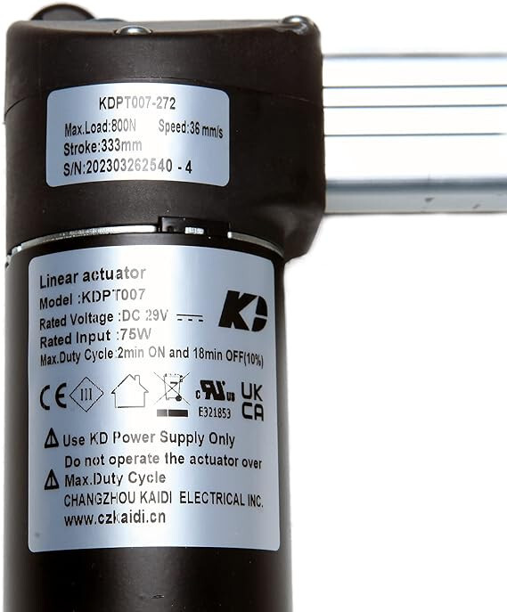 Kaidi Motor Linear Actuator KDPT007-272 for Power Recliner Electric Couch Chairs