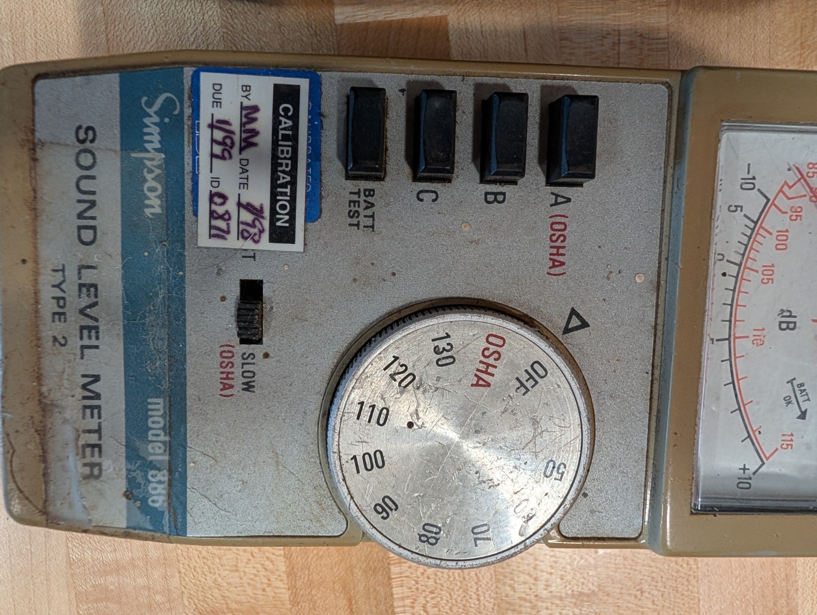 Simpson 886-2 Type 2 Multi Weight Sound Level Meter (qty 2 sold together)