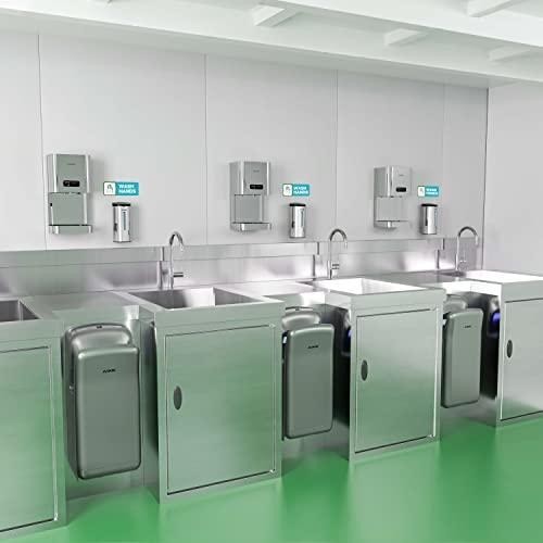 AIKE HEPA Hand Dryer Vertical AK2005H Silver NEW AMZN $328 TOP CHOICE