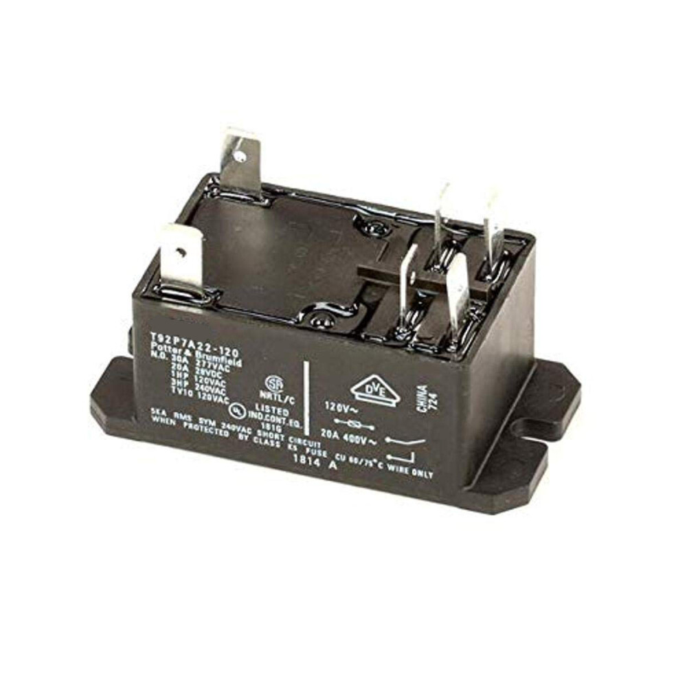 1PCS T92P7A22-120 120VAC 30A Power Relay 6 Pins DPST-NO