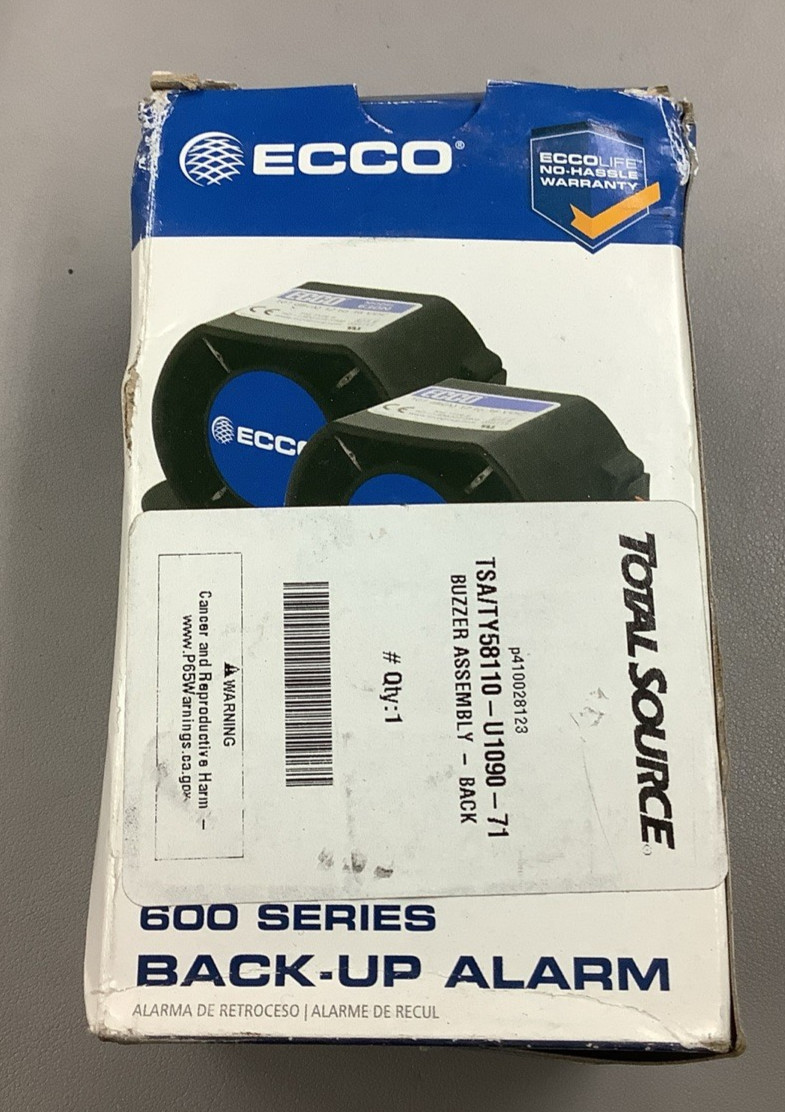 Ecco SA931N Smart Alarm 600 Series Back-Up Alarm 12-48VDC 82-102dB (B660)