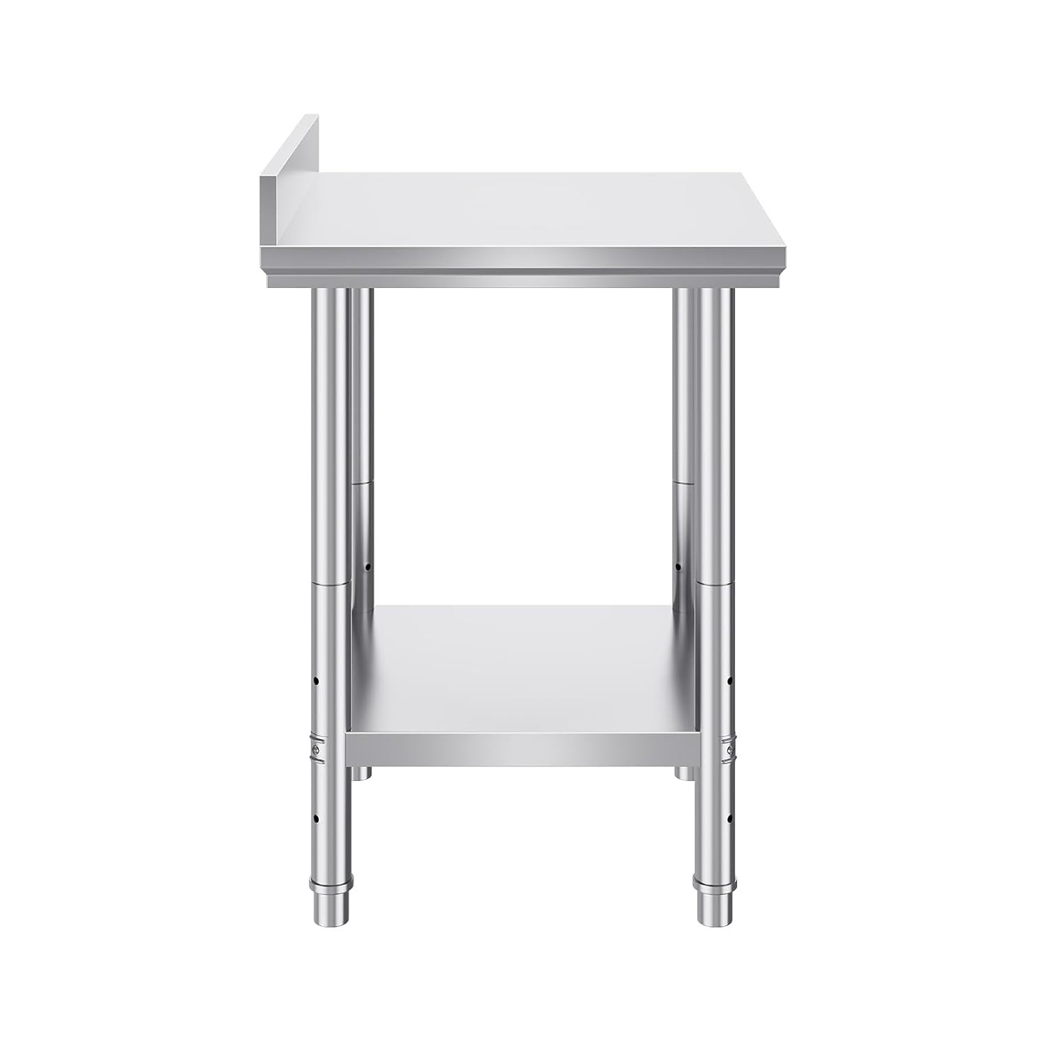 Easy Install 24x24x34 Stainless Steel Kitchen Work Table with Undershelf