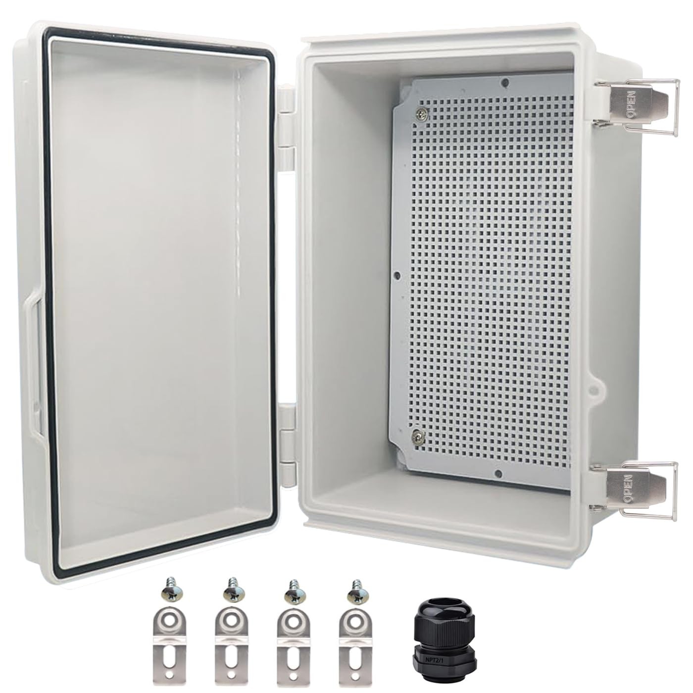 Outdoor Waterproof Electrical Box Junction Box Weatherproof Ip67 Abs Plastic…