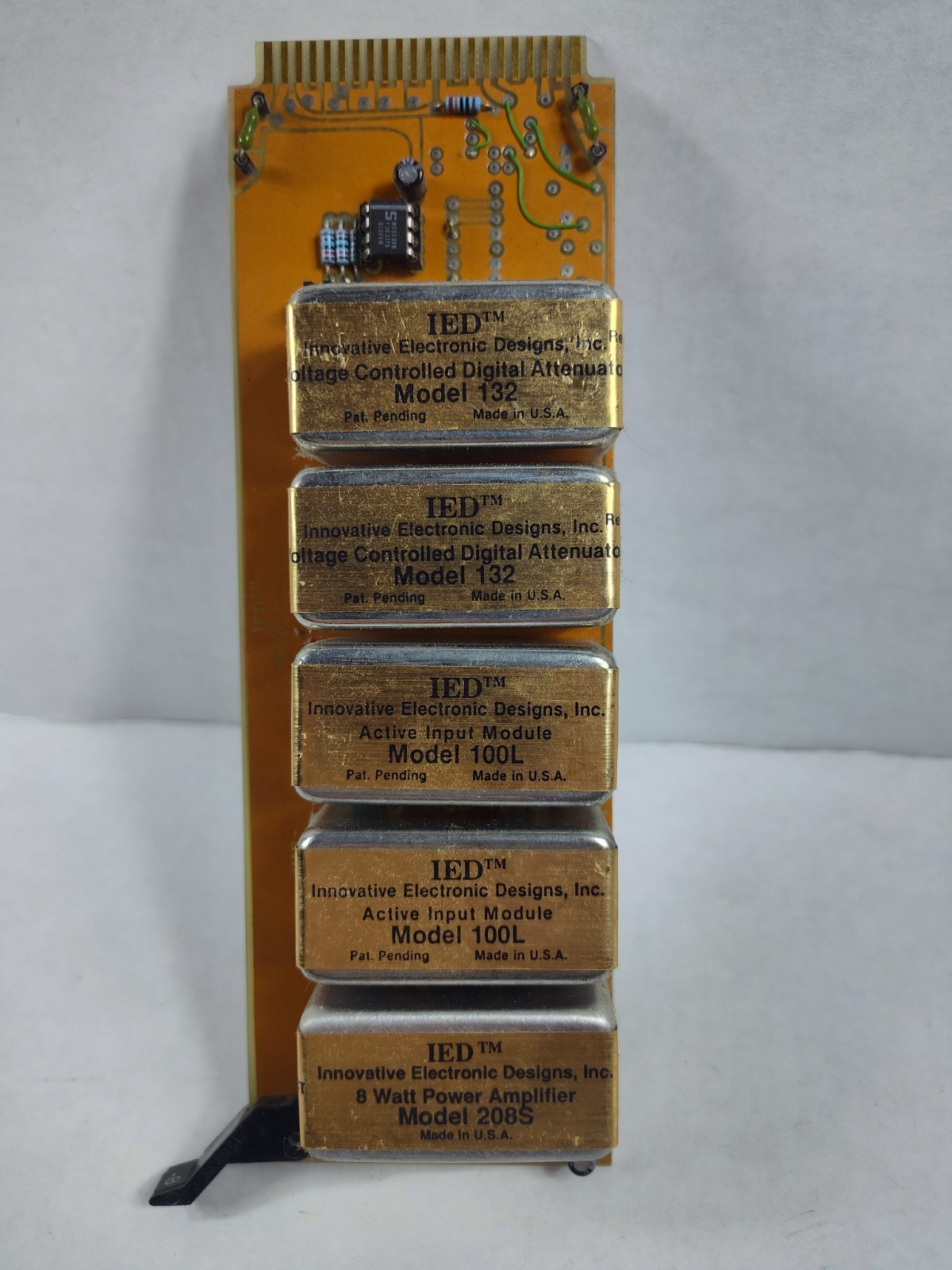 Innovative Electronic Designs IED, 8watt amp 208S Input/Output modules Board2