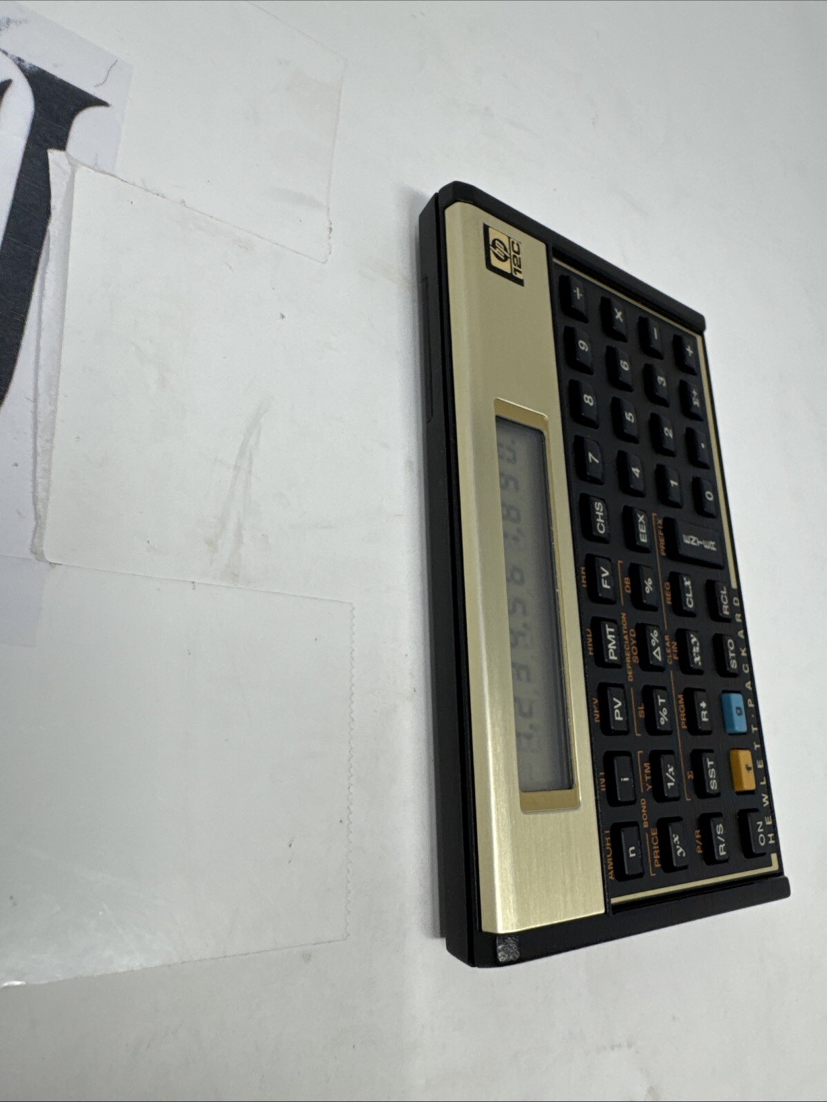 Vintage HP 12C Financial Calculator w/Original Cover, – Tested/works