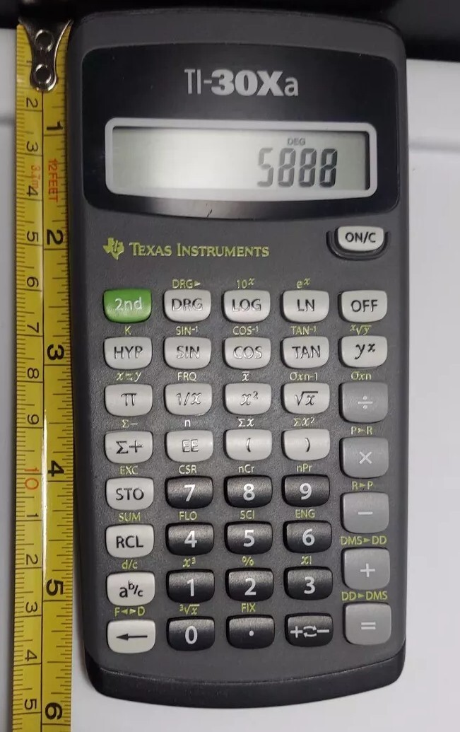 Texas Instruments 30XA Scientific Calculator