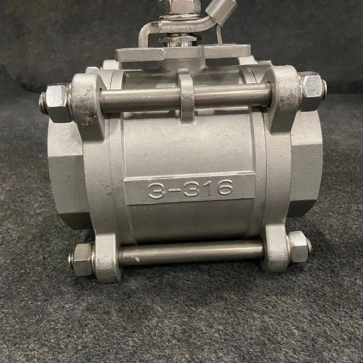3″ TCI 316/316L TC 3000S 3-pieces socketweld Ball Valve w/ o-ring, silicone free