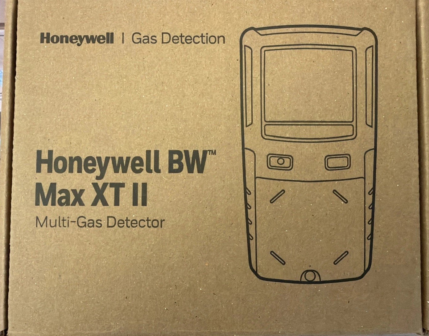 Honeywell BW Gas Alert Max XT II – CH₄ O₂ CO H₂S Detector Calibrated 2/16/2026
