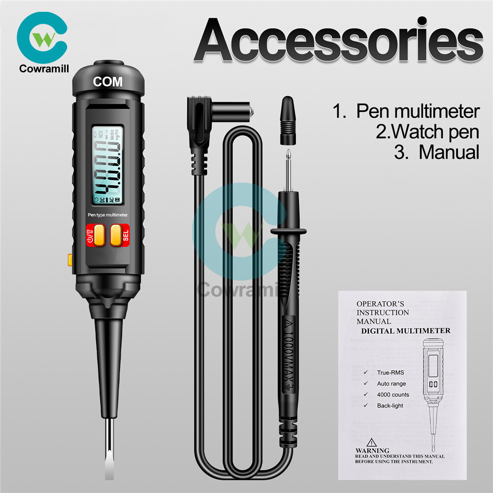 ANENG Pen-Type Multimeter 4000Counts Screwdriver LCD Digital Electric Tester Pen