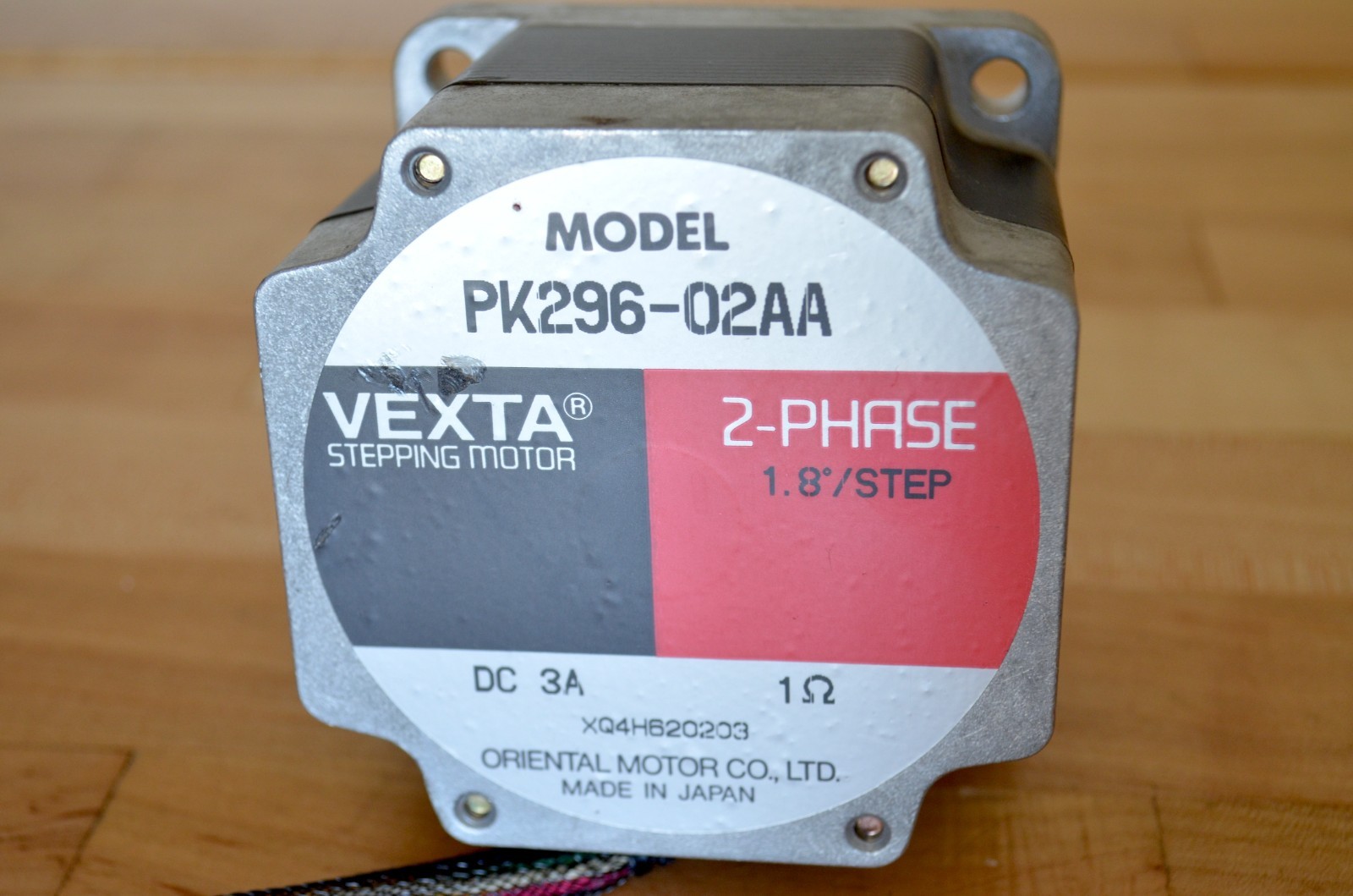 Vexta Oriental PK296-02AA Nema34 Stepper Stepping Motor 440 oz-in 2.1amp Bipolar