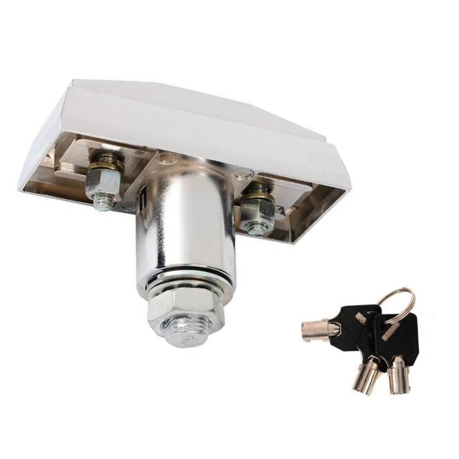 Zinc Alloy T Lock with 3 Keys for Water Vending Machine Arcade Game Security