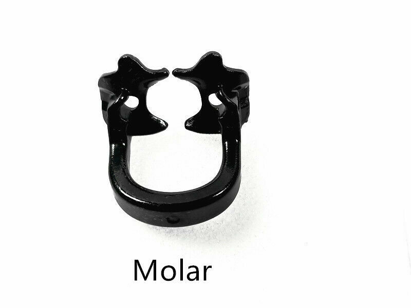 2Pcs Dental Rubber Dam Clamps Resin For Molar Premolar Clip 134℃ Kerr Style Soft