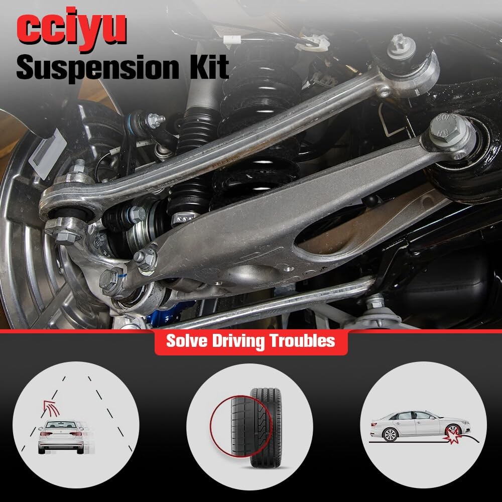 14pc Suspension Kit For Toyota Corolla 03-08 LCA Ball Joint Tie Rods Sway Bar