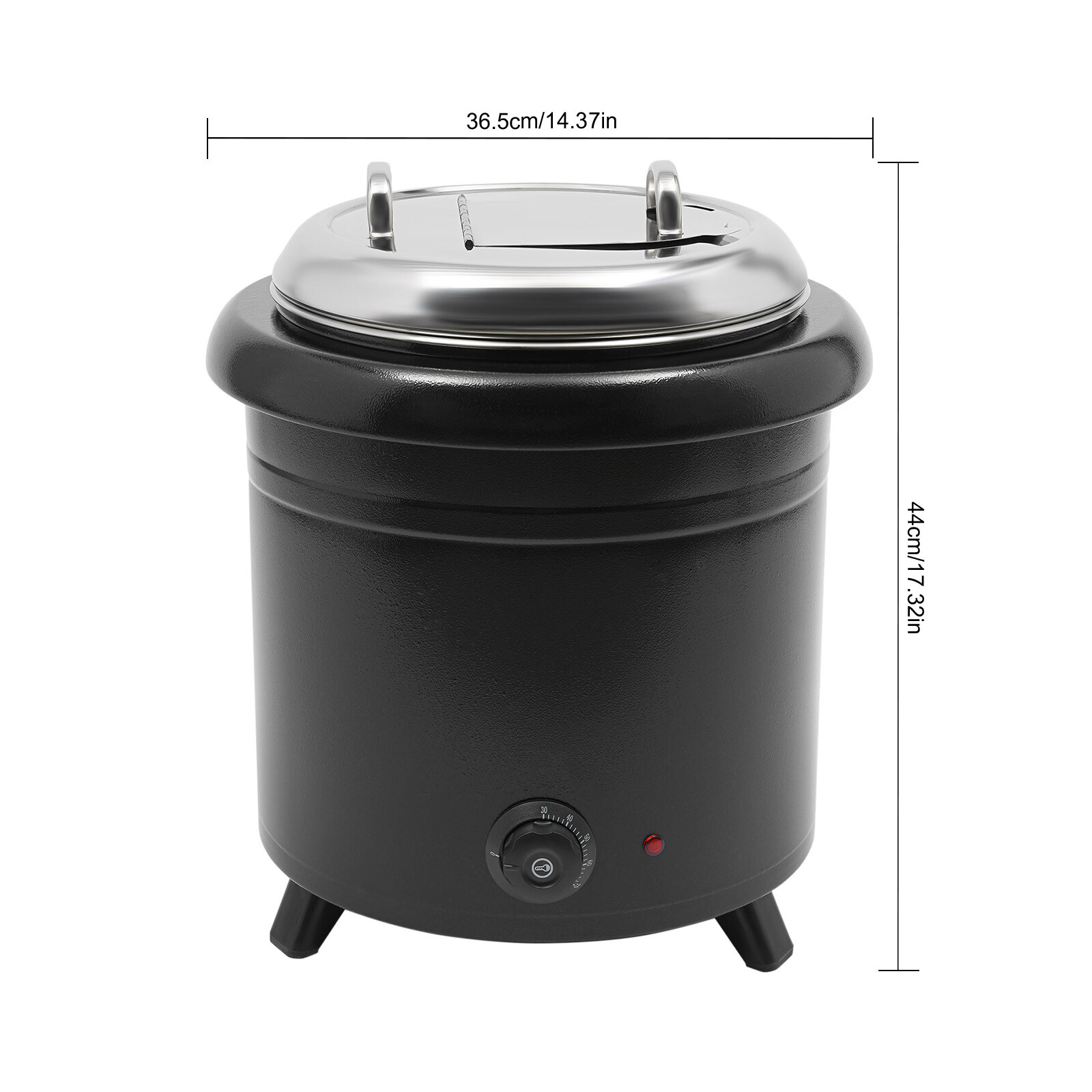 400w Stainless Steel Soup Warmer 3d Constant Temperature Commercial Soup Warmer