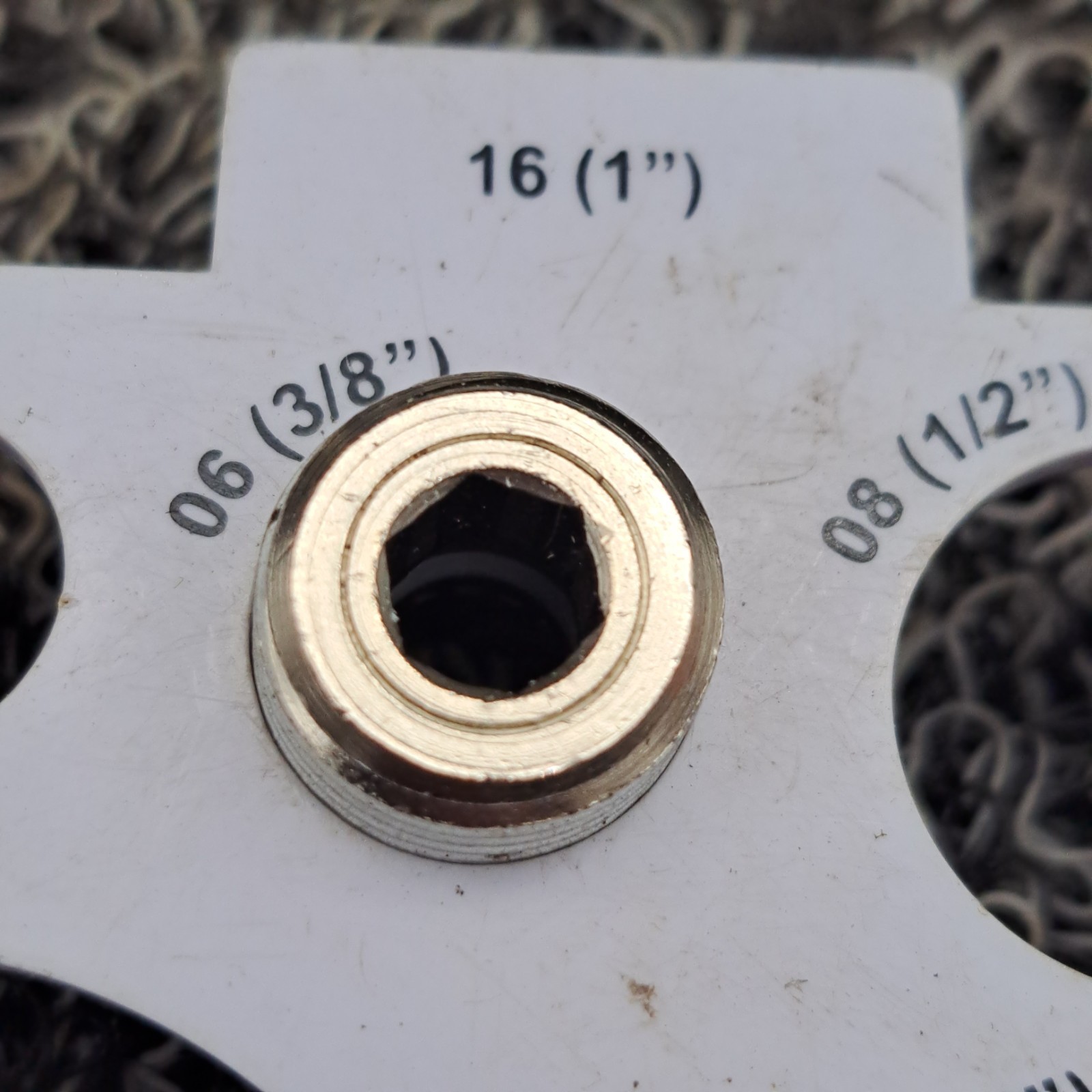 LEGRIS Push-Fit Adapter Fitting: 3/8 in OD x 3/8 in Pipe Size, Push-to-Connect