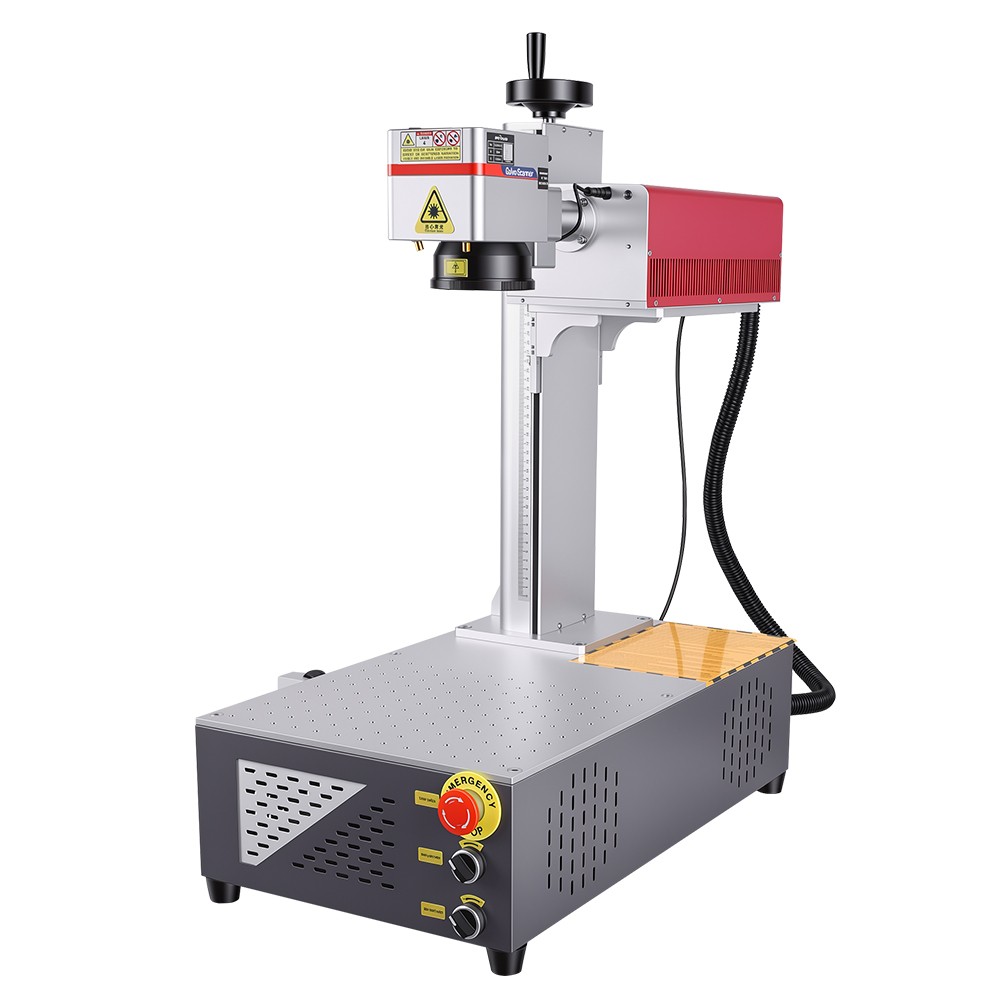 Air Cooling 5W UV Laser Marking Engraver Machine For Glass Wood Metal Leaf