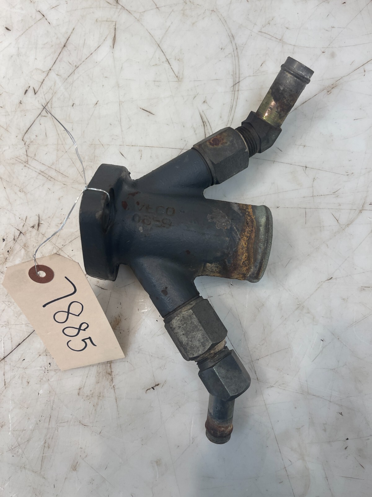 Case IH Patriot 3230 Sprayer Iveco 6.7 Thermostat Housing Water Tube