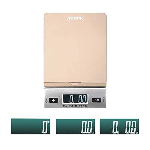 High Accuracy 0.1oz Digital Shipping Scale Postal Mail 65lb Gold