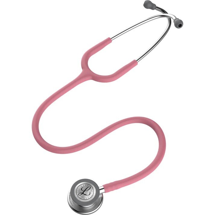 3M Littmann Classic III Monitoring Stethoscope, Pearl Pink, 5633