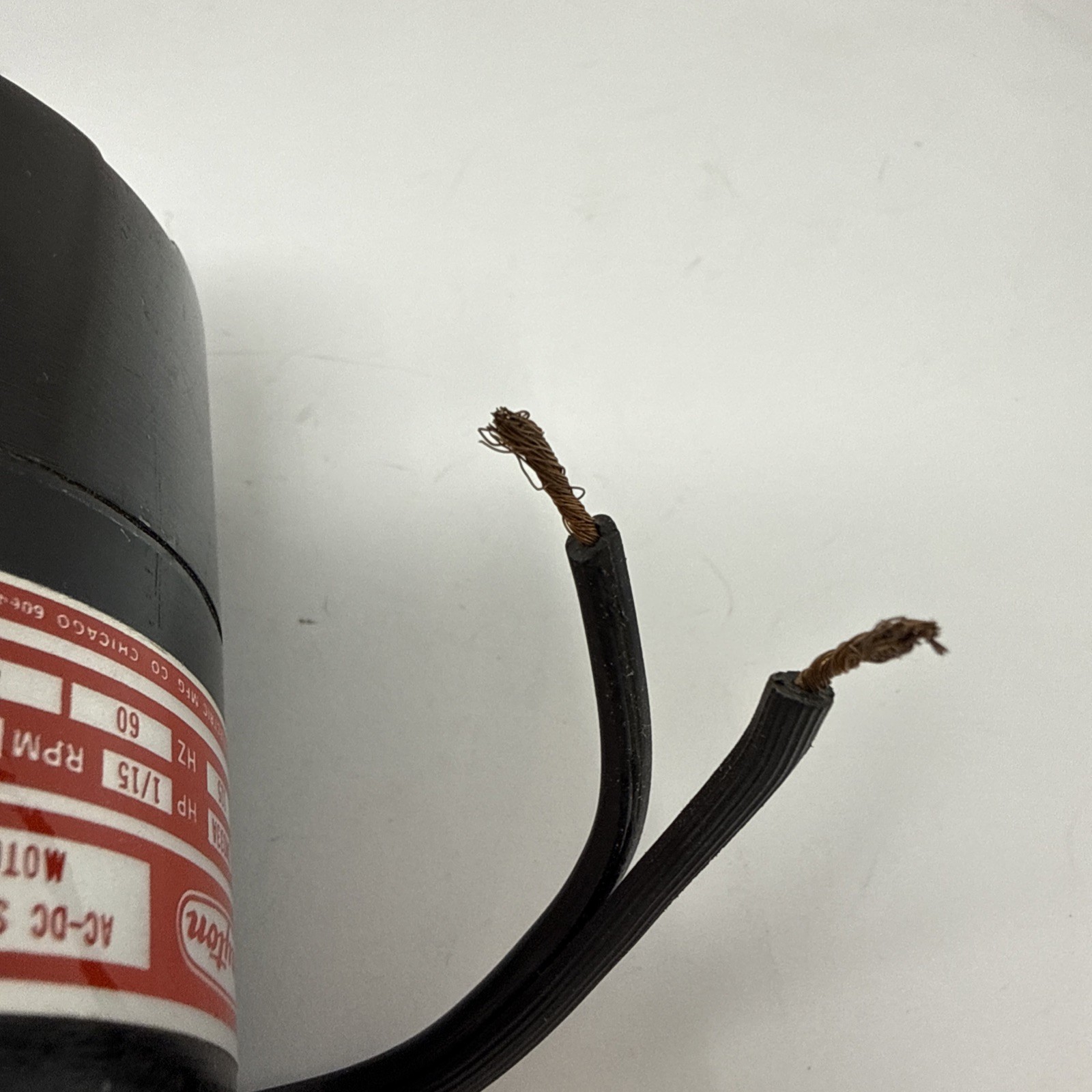 DAYTON AC-DC SERIES MOTOR 2M033A | 1/15HP | 5000RPM | 115 Volts | 60 HZ
