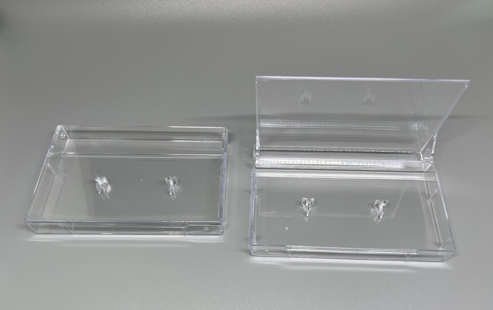 10 PCS NEW NORELCO AUDIO CASSETTE TAPE CASE, CLEAR, RP2022