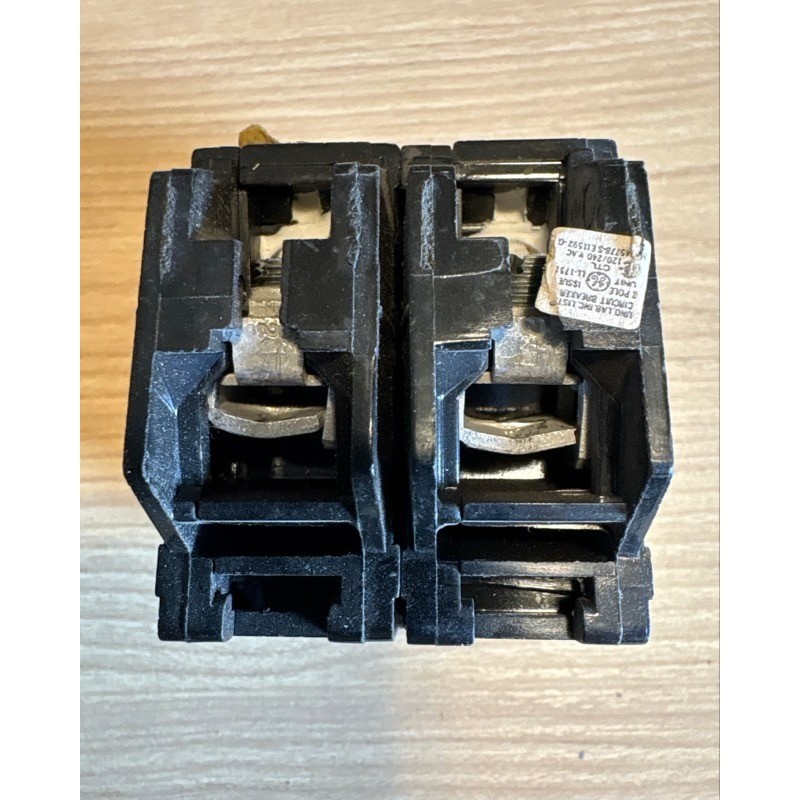 GE General Electric THQL2115 15 Amp 2-Pole Circuit Breaker 120/240V HACR Type