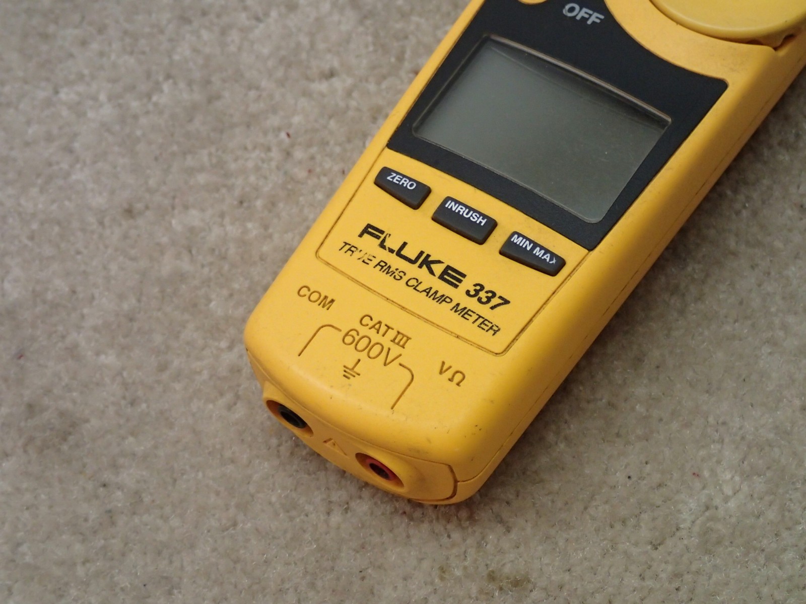 Fluke 337 True RMS Digital Clamp Meter Works but Hertz Out User Item
