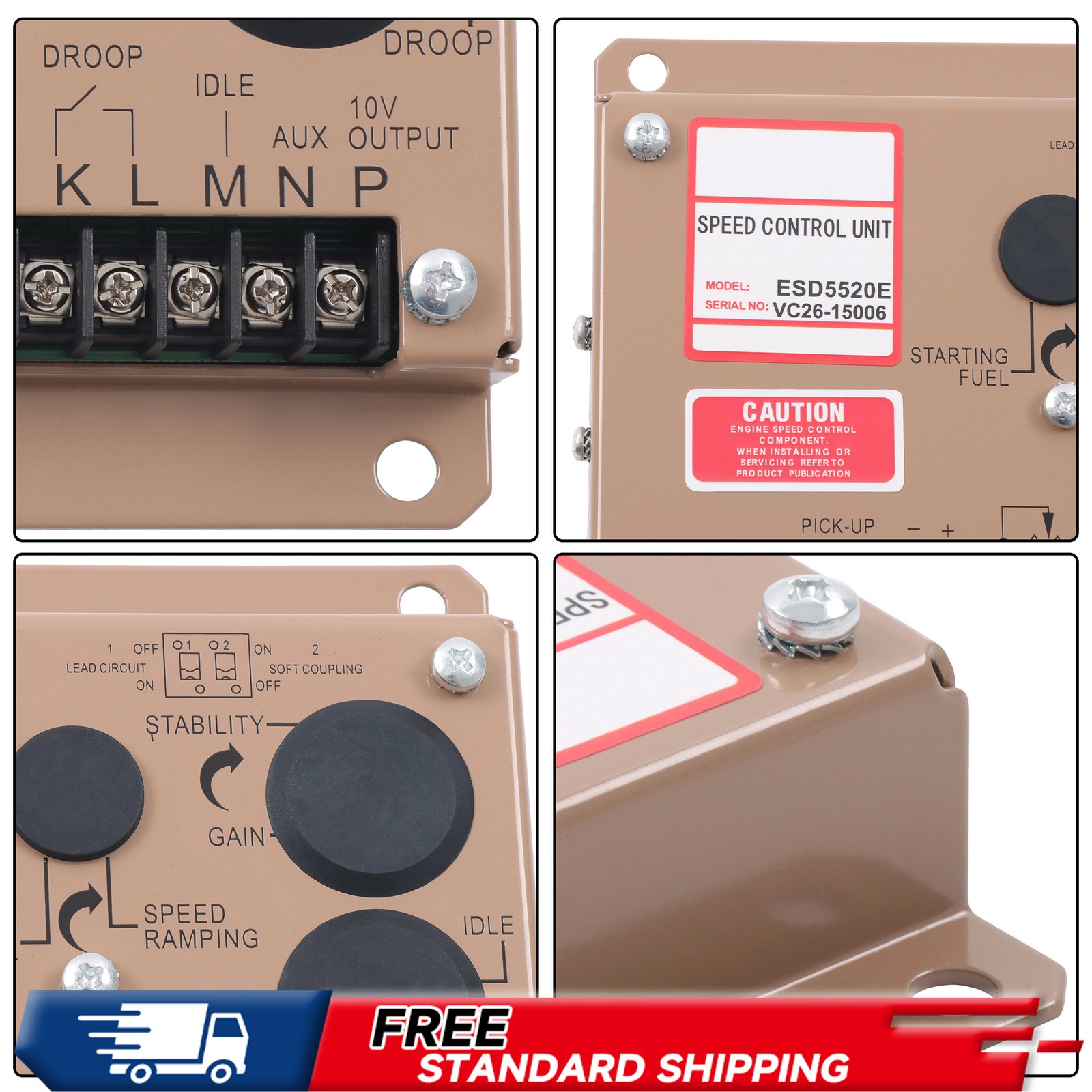 ESD5520E Speed Control Unit Generator Engine Governor Replacement