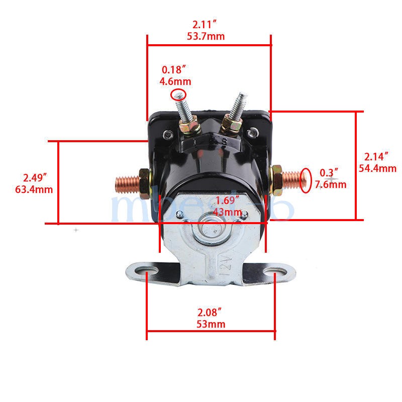 Starter Solenoid Relay 311006 for Ford Tractor 641 701 801 901 1801 2000 4000