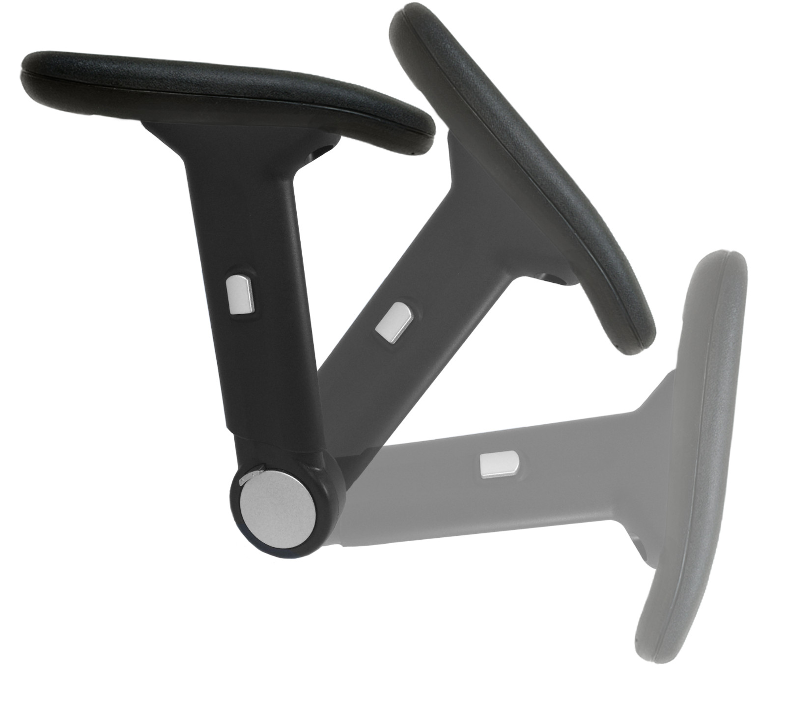 Height Adjustable Chair Armrest w/ Arm Pads & Fold-Away – Pair – S4761-K