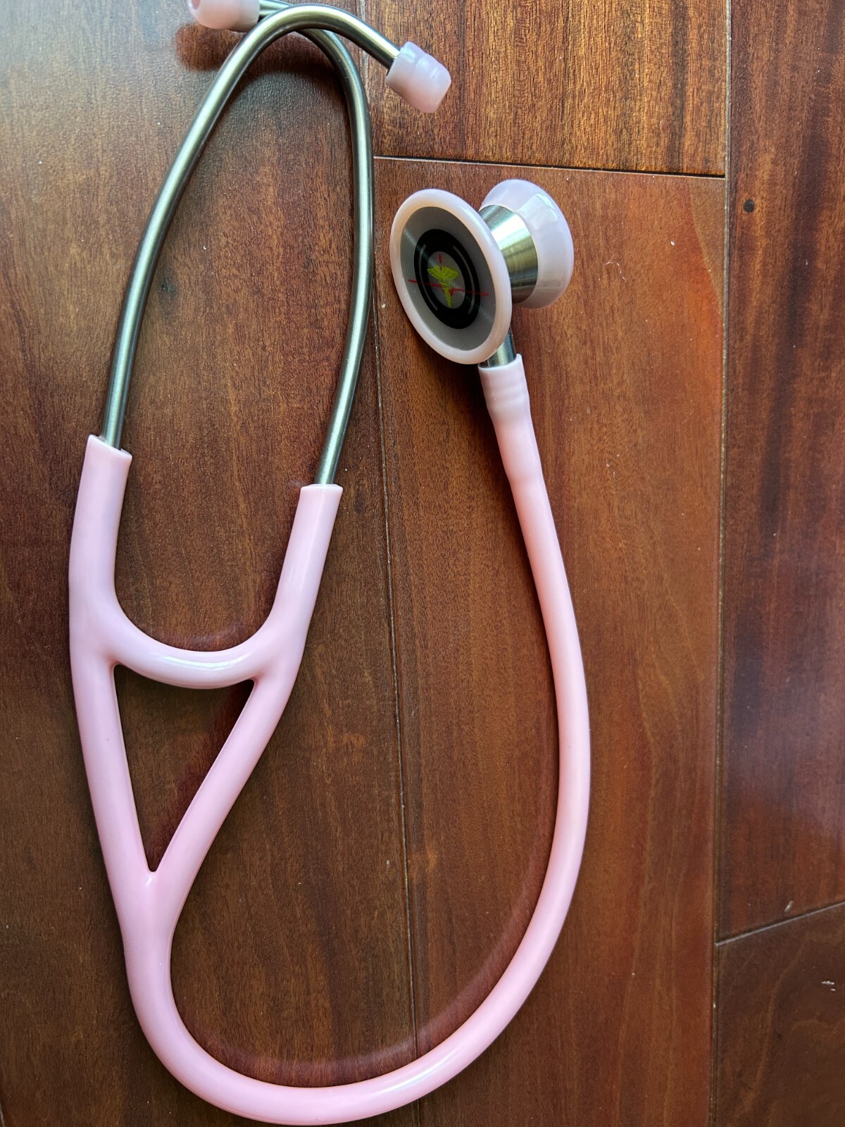  PINK CARDIOLOGY STETHOSCOPE DIAPHRAGM PROFESSIONAL DOUBLE HEAD 