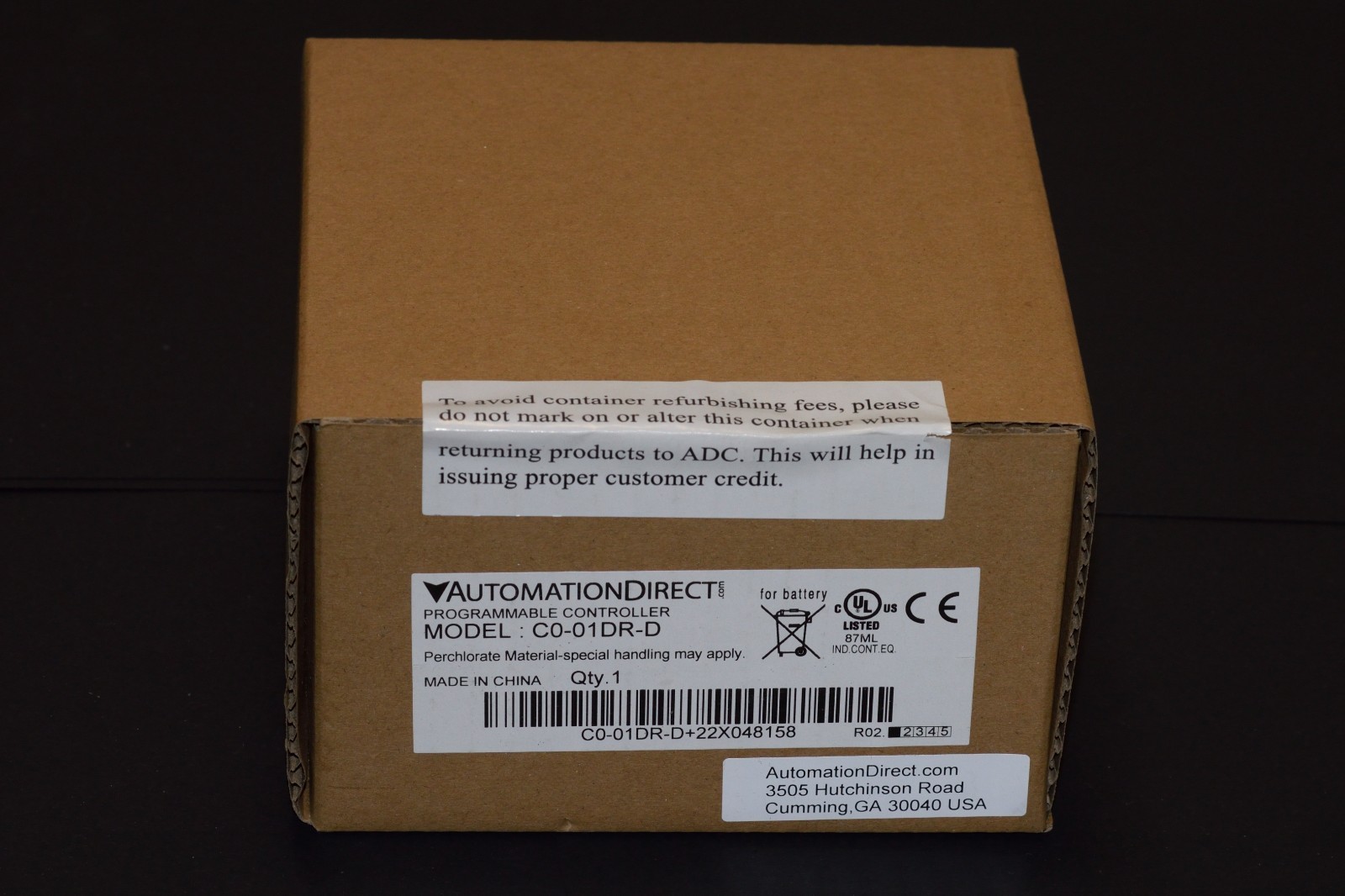 AutomationDirect Programmable Controller Module, C0-01DR-D – New. Factory sealed