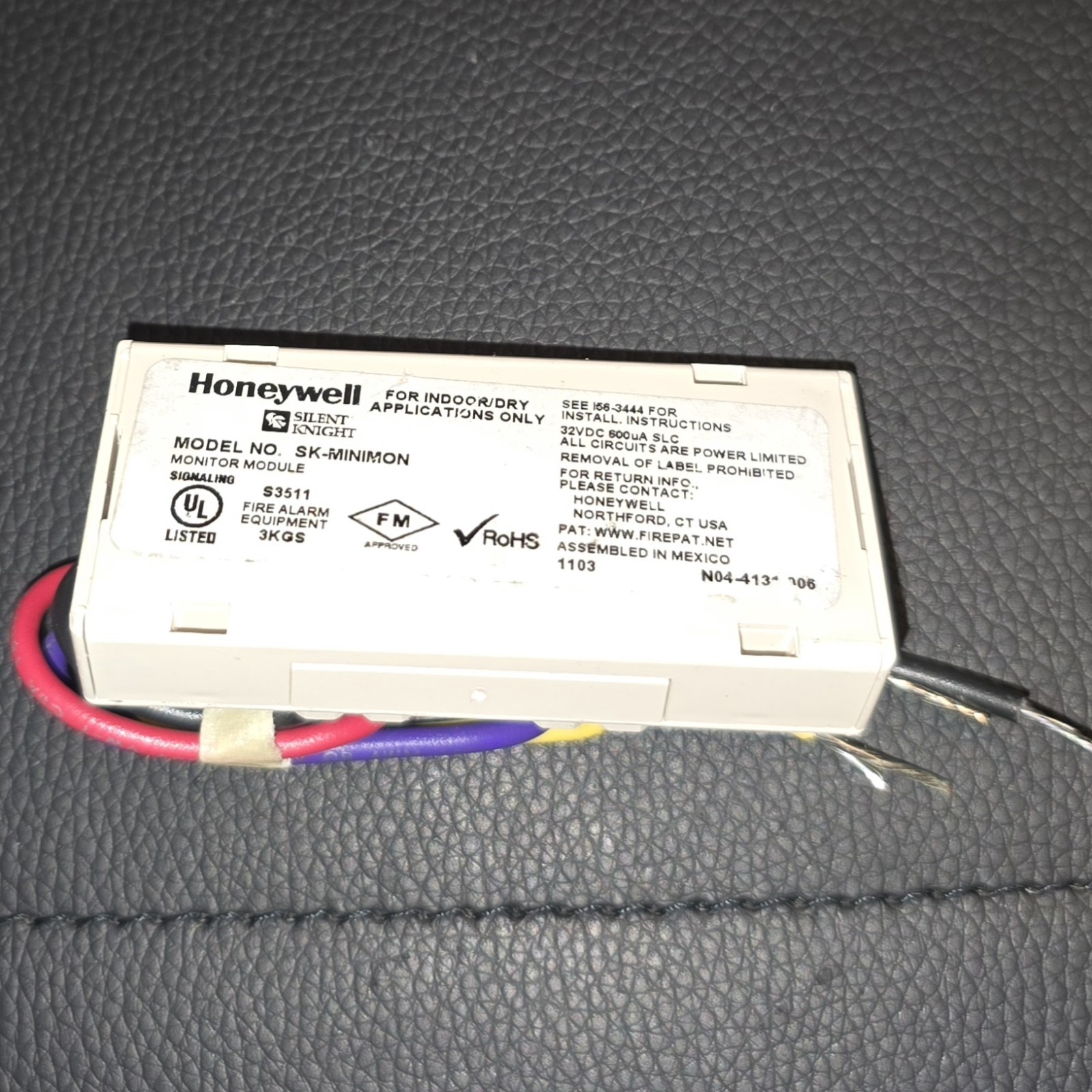SKMINI Silent Knight Adressable Dry Contact Monitor Module