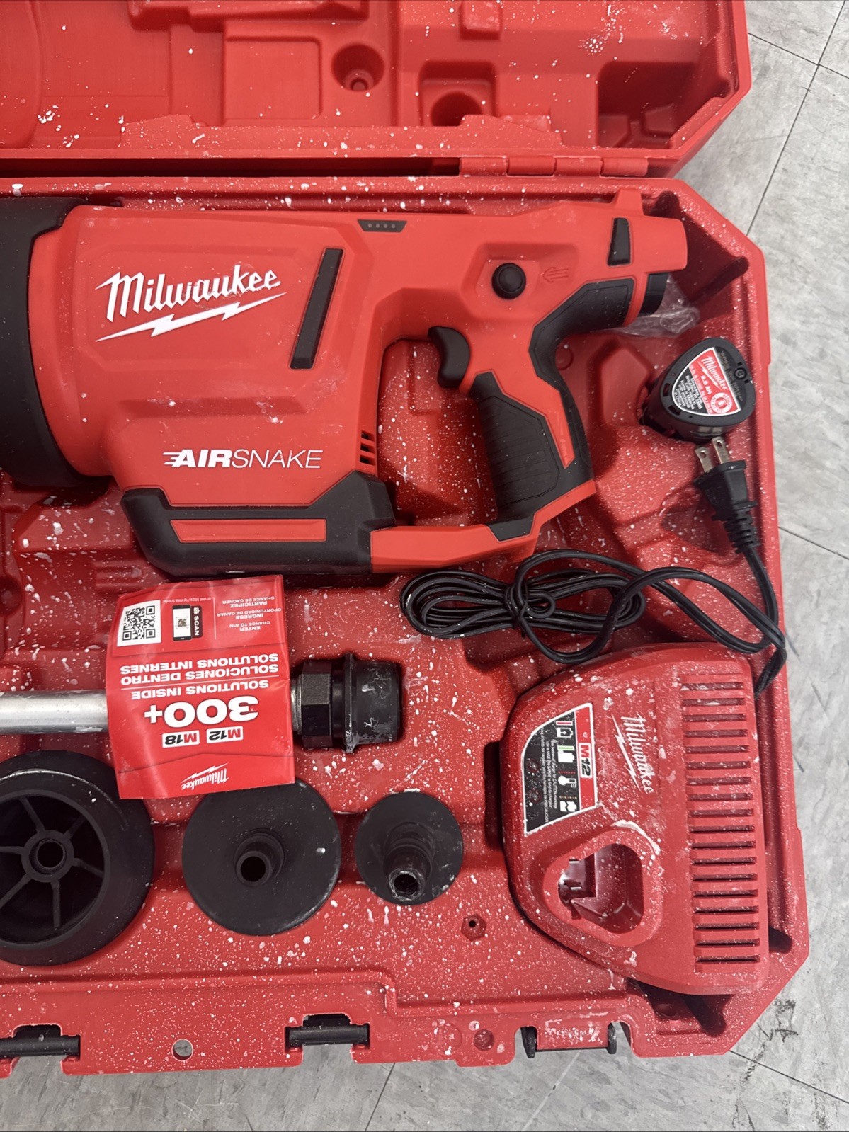 Milwaukee 2572b-21 M12 Drain Cleaning Air Gun Kit