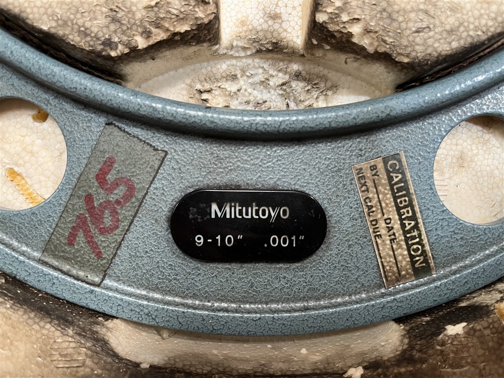 Mitutoyo No, 103-186A Outside Micrometer, .001″, 9-10″ – USED
