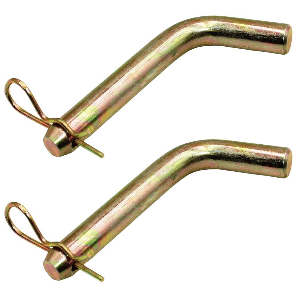 Two (2) Universal Tractor Bent Hitch Pins 3″ Long Fits John Deere 1/2″ Diameter